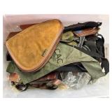 Tub of Assorted Holsters/Slings/Belts