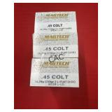 50rds Magtech 45 Colt 250gr L-Flat