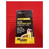 200rds Sig Sauer 9mm 115gr FMJ Elite