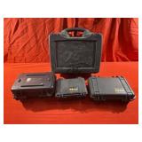 Lot of 4 Assorted Pistol Hard Cases