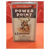 20rds Winchester Power-Point 6.5 Creedmoor 129gr
