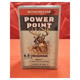 20rds Winchester Power-Point 6.5 Creedmoor 129gr
