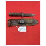 Vietnam Era KaBar Camillus Knife w/Sheath