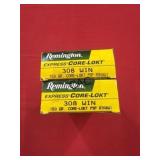 20rds Remington Core-Lokt 308Win 150gr PSP