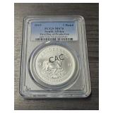 2018 South Africa PCGS MS70 Silver