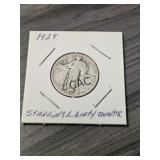 1929 United States Standing Liberty Quarter in