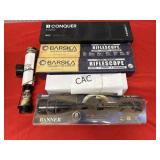 Box Lot of Assorted Riflescopes