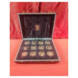 1991 Royal Mint Endangered Wildlife 12pc Silver Se