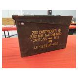 Lot of 5 Metal Ammo Boxes .30cal