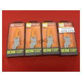 Lot of 4 NEW TRUE Berm Keychain Flippers