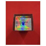 50rds Hornady 22-250Rem 55gr Spire Point