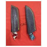 NEW Damascus and Carbon Steel Skinner Knife