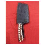 NEW Fillet Knife w/Dollar Sheet Wood Handle