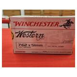 20rds Winchester 7.62X51mm 147gr FMJ