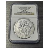 2015 African Series Cape Buffalo MS70 Silver