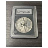 1987 U.S. American Eagle Unc. 1oz Silver Round