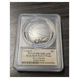 2020-P Basketball HOF PCGS PR70DCAM 1oz Silver