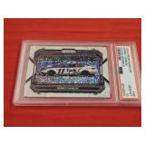 2023 Prizm Nascar Whote Sparkle Denny Hamlin PSA