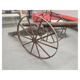 Vintage Life-Sized Cannon w/Wheels