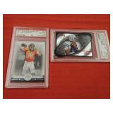 Lot of 2 Peyton Manning PSA 10 Football Cards
