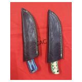 NEW Damascus and Carbon Steel Skinner Knife