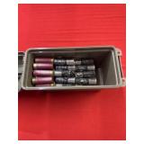 Approx. 65rds Assorted 12ga in Ammo Case