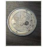 2022 Republic of Ghana 1oz Silver Alien Round