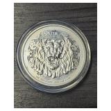 2022 Niue Roaring Lion 1oz Silver Round