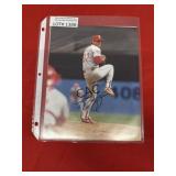 Lot of 3 Kenny Rogers 'Texas Rangers' Auto. Photos