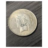 1922 United States Peace Dollar