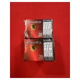 80rds Monarch 223Rem 55gr Steel FMJ