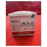 100rds Winchester Western 12ga 8 Shotshells