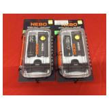 Lot of 2 NEW NEBO Worklight+Headlamp