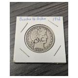1912 United States Barber 1/2 Dollar in Sleeve