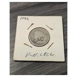 1892 United States V-Nickel in Sleeve