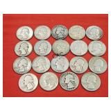 $3.75FV 90% Silver Quarters