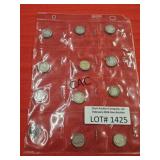 Lot of 12 Silver Dimes