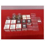 Box Lot of Baseball Display Cubes