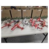 Box Lot of Diecast Collector Planes