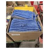 Box Lot of NEW Rubbermaid Mop Cloths & Dust Pans