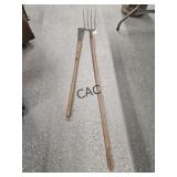 Vintage KNIFE Weed Cutter and Pitch Fork