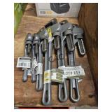 Lot of 6 NEW Master Mechanic Pipe Wrenches