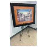 "Cowtown" by Jack Terry Framed Art