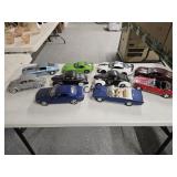 Box Lot of 10 Assorted 1:24 Scale Diecast Cars