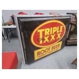 Triple XXX Root Beer Lighted Sign