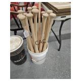 Lot of 15 NEW Wooden Baseball Bats