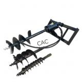 NEW Mower King Skid Steer Auger w/2 Bits