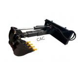 NEW Land Honor Skid Steer Big Arm Backhoe