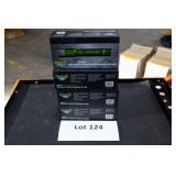 NEW Lot of 4 Monster 200Lumen Flashlights (Green)