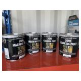4ct NEW 1GAL Zone Marking Paint White